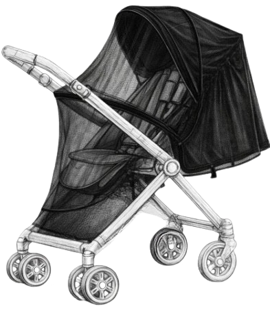 Universal Stroller Mosquito Net
