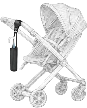 Stroller Umbrella Bag – Tiny Little Travels