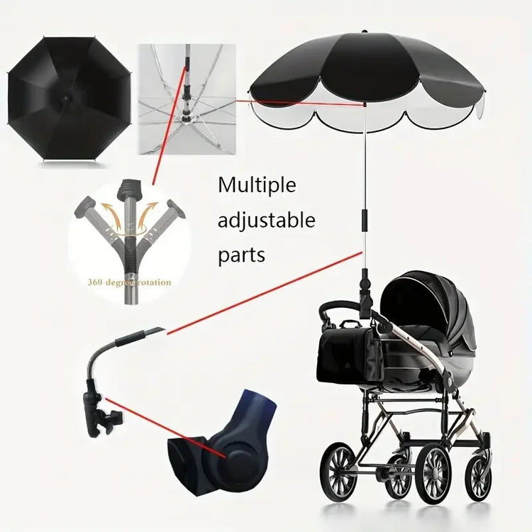 Stroller Rain & Sun Cover Umbrella – Tiny Little Travels